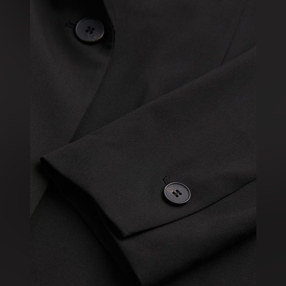 H&M black single breasted blazer size: M - Picture 7 of 8